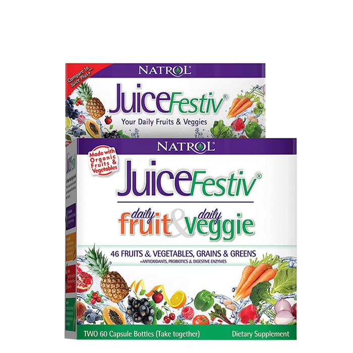 НАТРОЛ ДЖУС ФЕСТИВ капсули 60+60 броя / NATROL JUICE FESTIV