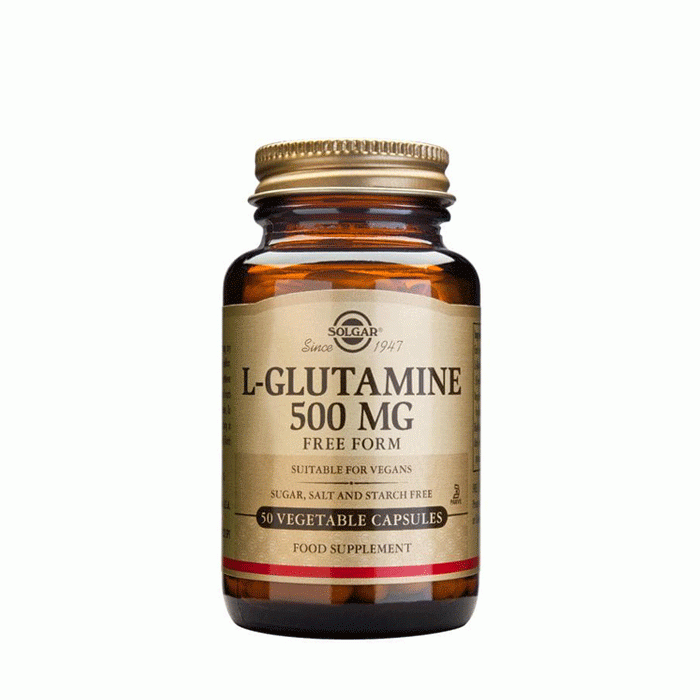 СОЛГАР L-ГЛУТАМИН капсули 500 мг. 50 броя / SOLGAR L-GLUTAMINE