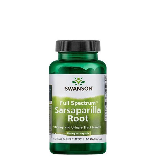 СУОНСЪН САРСАПАРИЛА капсули 450 мг 60 броя / SWANSON SARSAPARILLA ROOT