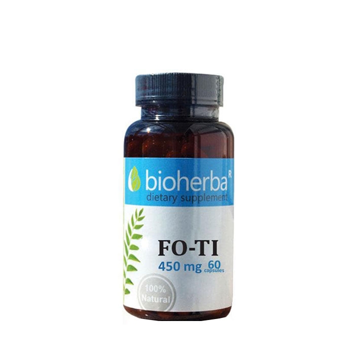 БИОХЕРБА ФО-ТИ капсули 450 мг. 60 броя / BIOHERBA FO-TI