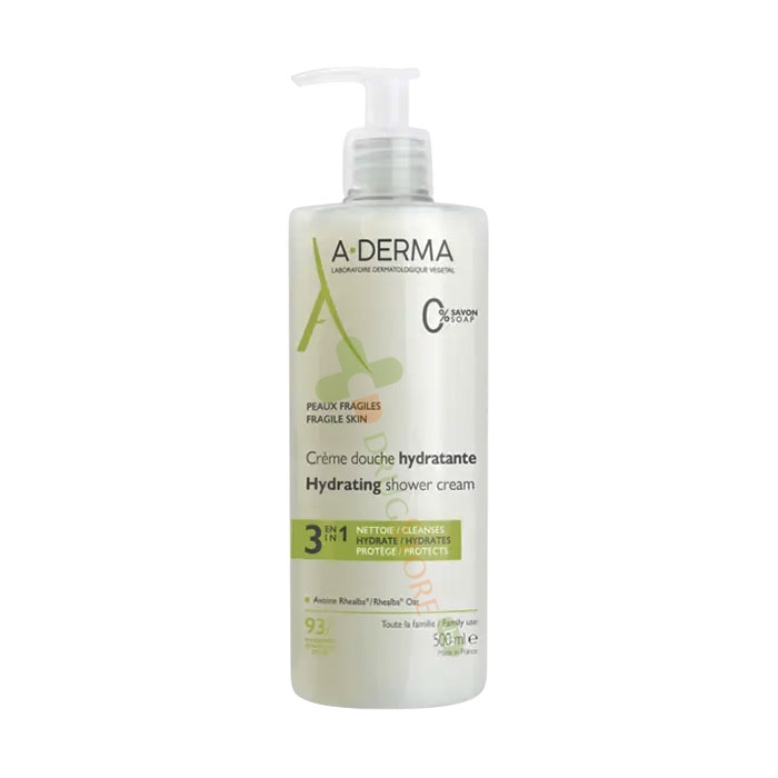 А-ДЕРМА ХИДРАТИРАЩ ДУШ КРЕМ 3 в 1 500 мл / A-DERMA HYDRATING SHOWER CREAM