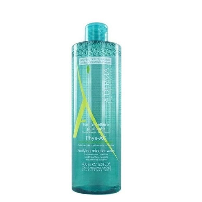 А-ДЕРМА ФИЗ-АС ПОЧИСТВАЩА МИЦЕЛАРНА ВОДА 400 мл. / A-DERMA PHYS - AC PURIFYING MICCELAR WATER