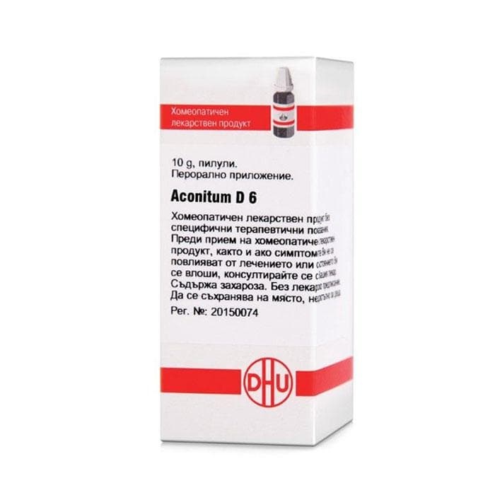АКОНИТУМ D6 пилули 10 гр. / ACONITUM D6 pillules