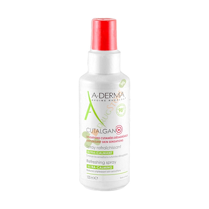 А-ДЕРМА КУТАЛГАН УЛТРА УСПОКОКОЯВАЩ КОЖАТА СПРЕЙ 100 мл / A - DERMA CUTALGAN ULTRA - CALMING REFRESHING SPRAY