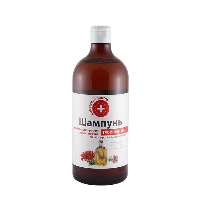 ДОМАШЕН ДОКТОР ШАМПОАН ТРОЙНА СИЛА 1 л / DOMASHEN DOKTOR TRIPLE POWER SHAMPOO