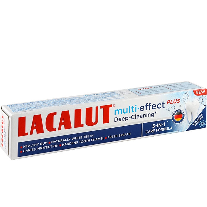 ПАСТА ЗА ЗЪБИ ЛАКАЛУТ MULTI EFFECT PLUS 75 мл / NATUR PRODUCT LACALUT TOOTHPASTE MULTI EFFECT PLUS