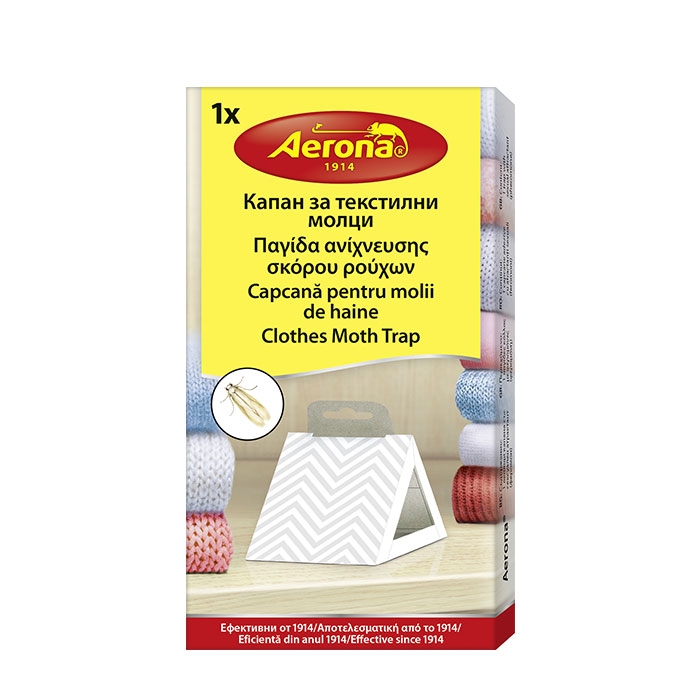 АЕРОНА КАПАН ЗА ТЕКСТИЛНИ МОЛЦИ 1 брой / AERONA CLOTHES MOTH TRAP