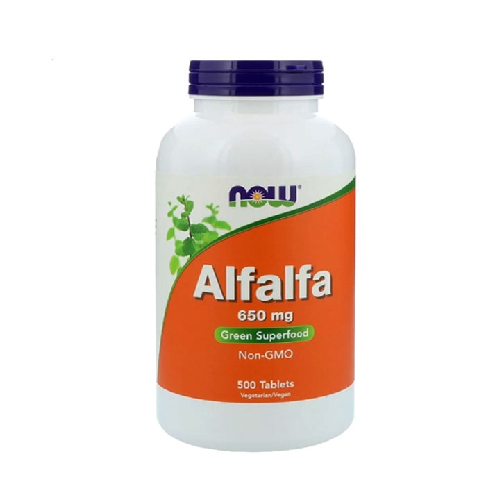 НАУ ФУДС АЛФАЛФА (ЛЮЦЕРНА) таблетки 250 броя / NOW FOODS ALFALFA