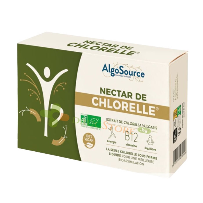 ХЛОРЕЛА НЕКТАР флакон 30 мл 5 броя / ALGOSOURCE CHLORELLA NECTAR vial