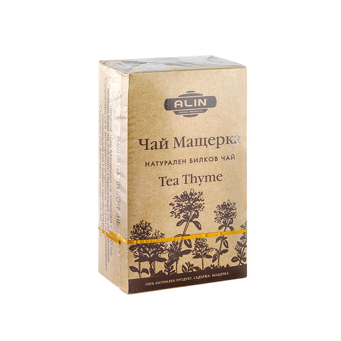 АЛИН ЧАЙ МАЩЕРКА филтър 20 броя / ALIN THYME TEA filter