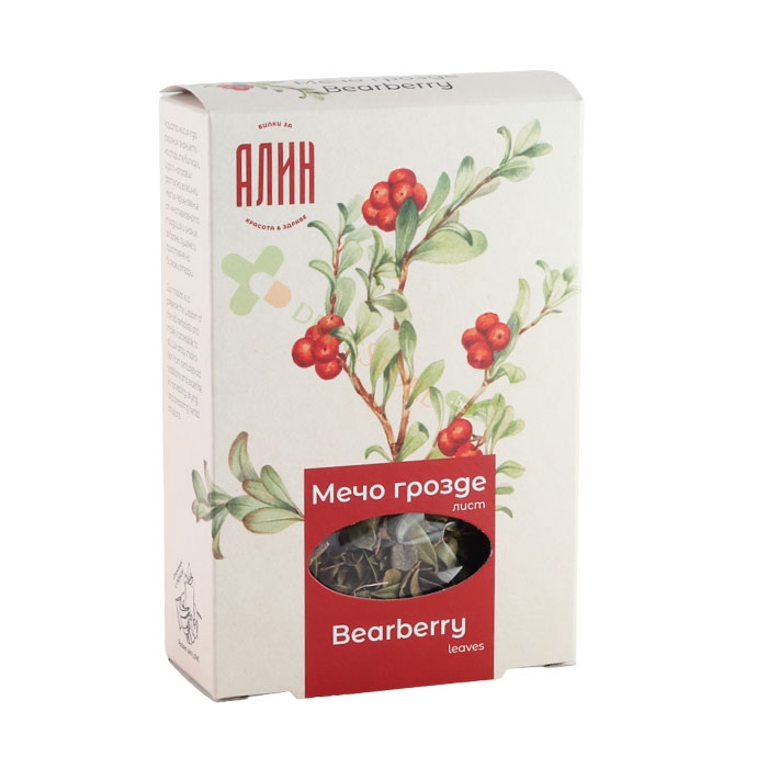 АЛИН ЧАЙ МЕЧО ГРОЗДЕ ЛИСТА 50 г / ALIN UVA URSI LEAVES