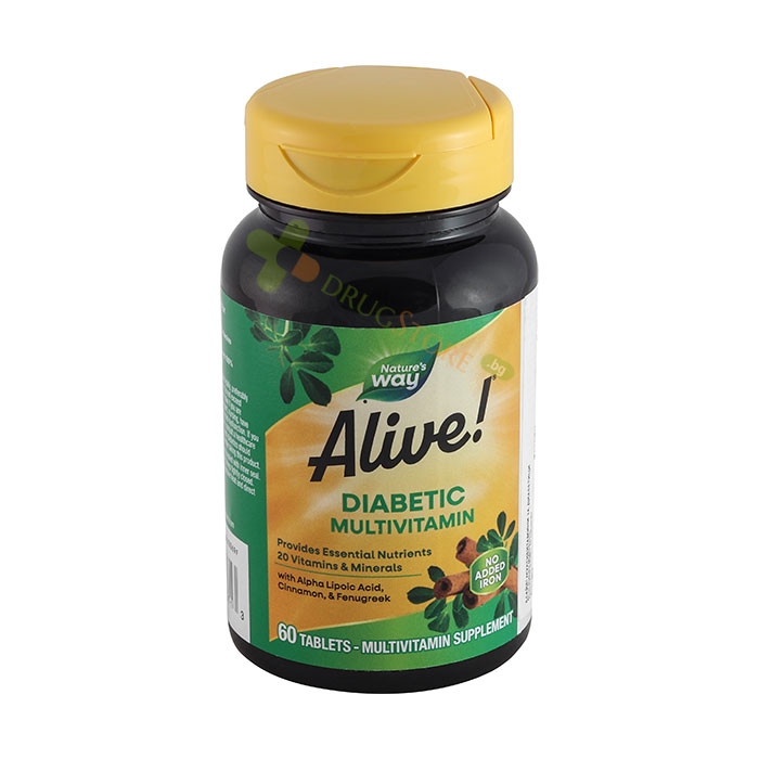 АЛАЙВ МУЛТИВИТАМИНИ ЗА ДИАБЕТИЦИ таблетки 60 броя / NATURE&#039;S WAY ALIVE DIABETIC MULTIVITAMIN