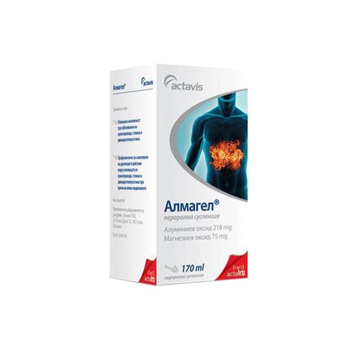 АЛМАГЕЛ перорална суспензия 170 мл. / ALMAGEL
