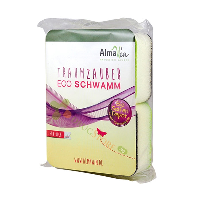 АЛМАВИН ЕКО ГЪБА ЗА СЪДОВЕ 2 броя / ALMAWIN ECO SPONGE “MAGIC OF DREAMS