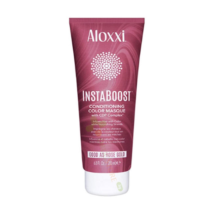 АЛОКСИ ОЦВЕТЯВАЩА МАСКА ЗА КОСА INSTABOOST РОЗОВО ЗЛАТО 200 мл / ALOXXI INSTABOOST CONDITIONING COLOR MASQUE GOOD AS ROSE GOLD
