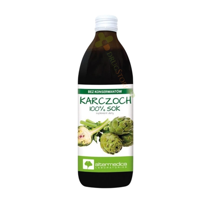 АЛТЕР МЕДИКА АРТИШОК + ВИТАМИН C сок 500 мл / ALTER MEDICA ARTICHOKE + VITAMIN C