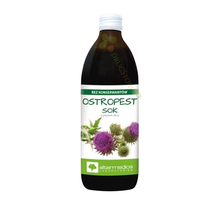 АЛТЕР МЕДИКА БЯЛ ТРЪН + ВИТАМИН C сок 500 мл / ALTER MEDICA WHITE THISTLE + VITAMIN C