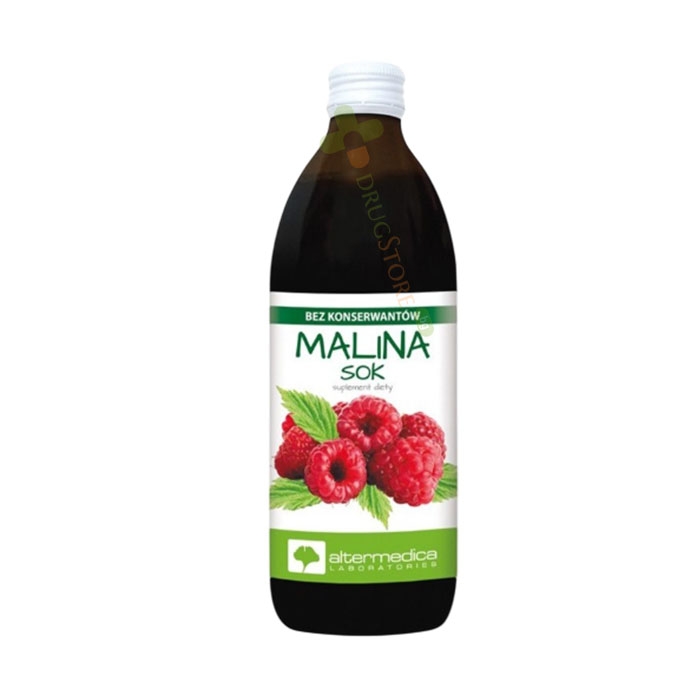 АЛТЕР МЕДИКА МАЛИНА + ВИТАМИН C сок 500 мл / ALTER MEDICA RASPBERRY + VITAMIN C