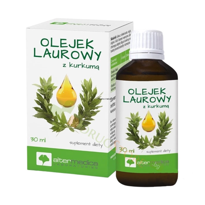 АЛТЕР МЕДИКА МАСЛО ОТ ЛАВРОВО ДЪРВО + КУРКУМА 30 мл / ALTER MEDICA LAUREL TREE OIL + TURMERIC