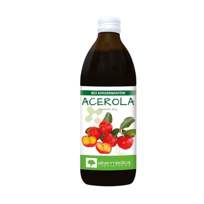 АЛТЕР МЕДИКА СОК ОТ АЦЕРОЛА (НАТУРАЛЕН ВИТАМИН С) 500 мл / ALTER MEDICA ACEROLA JUICE