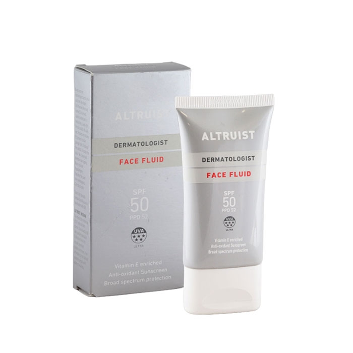 АЛТРУИСТ СЛЪНЦЕЗАЩИТЕН ФЛУИД ЗА ЛИЦЕ SPF50 50 мл / ALTRUIST DERMATOLOGIST FACE FLUID SPF50