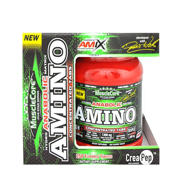 АМИКС АНАБОЛИК АМИНО таблетки 250 броя / AMIX ANABOLIC AMINO tablets ...