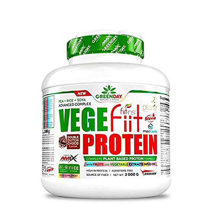 АМИКС ГРИЙН ДЕЙ ВЕГЕФИТ ПРОТЕИН прах 2000 гр. / AMIX GREEN DAY VEGEFIIT PROTEIN powder 2000 gr.