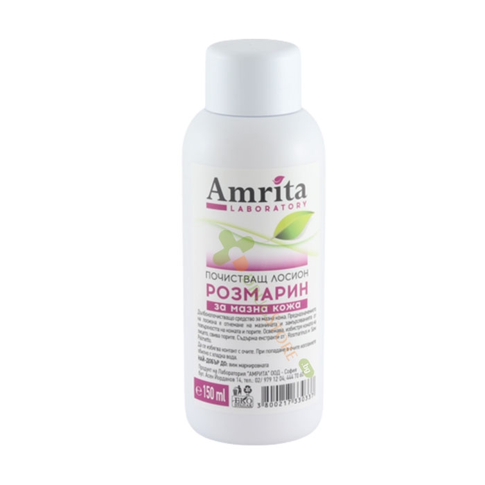 ПОЧИСТВАЩ ЛОСИОН С РОЗМАРИН ЗА МАЗНА КОЖА 150 мл / AMRITA CLEANSING FACE LOTION WITH ROSEMARY FOR OILY SKIN