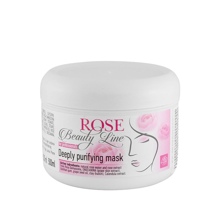 АМРИТА ДЪЛБОКО ПОЧИСТВАЩА МАСКА ROSE BEAUTY LINE 200 мл / AMRITA LABORATORY ROSE BEAUTY LINE DEEPLY PURIFYING MASK