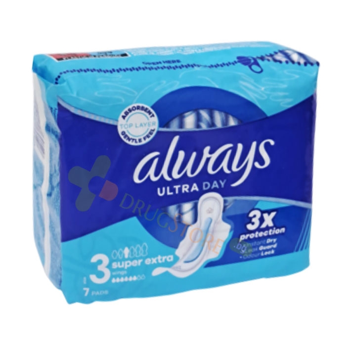 АМСКИ ПРЕВРЪЗКИ ОЛУЕЙС СУПЕР ЕКСТРА УЛТРА ДНЕВНИ 7 броя / PROCTER &amp; GAMBLE ALWAYS ULTRA DAY SUPER EXTRA PADS