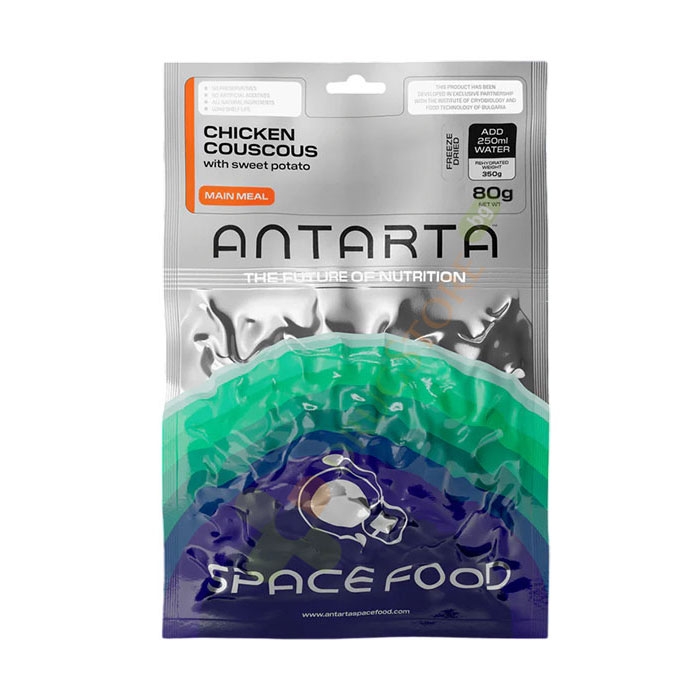 АНТАРТА КУСКУС ПИЛЕ СЪС СЛАДЪК КАРТОФ 80 г / ANTARTA CHICKEN COUSCOUS WITH SWEET POTATO
