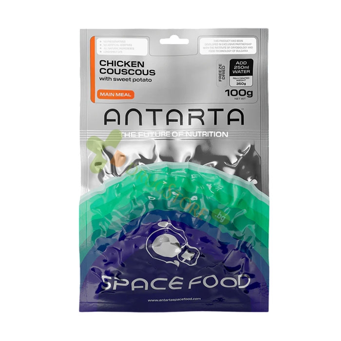 АНТАРТА КУСКУС ПИЛЕ СЪС СЛАДЪК КАРТОФ 100 г / ANTARTA CHICKEN COUSCOUS WITH SWEET POTATO