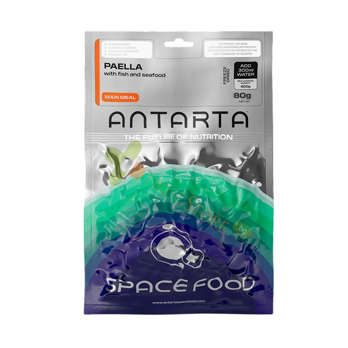 АНТАРТА ПАЕЛЯ С РИБА И МОРСКИ ДАРОВЕ 80 г / ANTARTA PAELLA WITH FISH AND SEAFOOD
