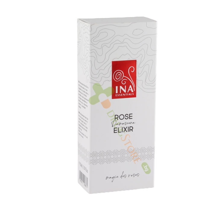 АНТИ-ЕЙДЖ СЕРУМ ЗА ЛИЦЕ С БИО РОЗОВО МАСЛО 30 мл / INA ESSENTIALS ROSE DAMASCENA ELIXIR