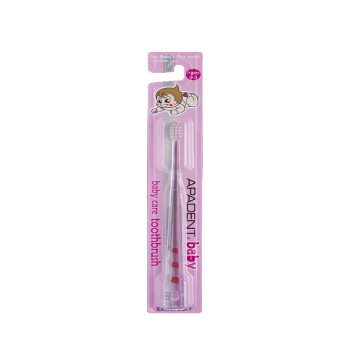АПАДЕНТ БЕЙБИ ЧЕТКА ЗА ЗЪБИ ЕКСТРА СОФТ 0-3 години / APADENT BABY TOOTHBRUSH EXTRA SOFT