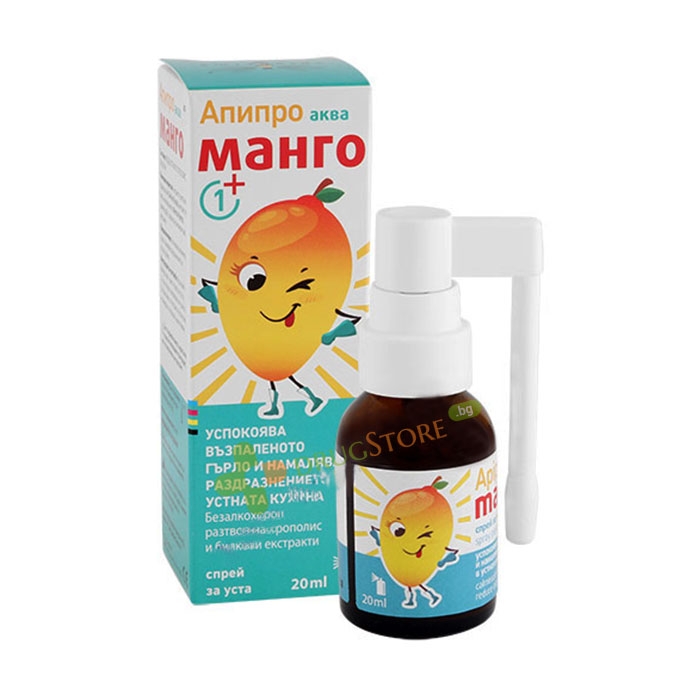 АПИПРО АКВА МАНГО спрей за уста 20 мл / APIPRO AQUA MANGO mouth spray