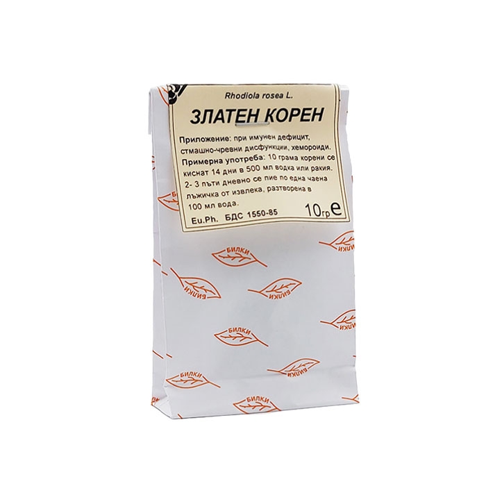 ЗЛАТЕН КОРЕН 10 г / APTEKA BILKARIA RHODIOLA ROSEA