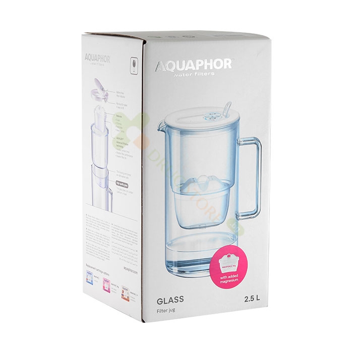 АКВАФОР ГЛАСС СТЪКЛЕНА ФИЛТРИРАЩА КАНА 2.5 л / AQUAPHOR GLASS FILTER JUG 2.5 l