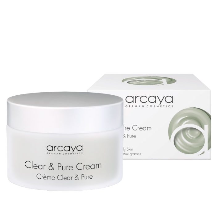 КРЕМ ЗА МАЗНА КОЖА С МИКРОСРЕБРО CLEAR &amp; PURE 100 мл / ARCAYA CLEAR &amp; PURE CREAM