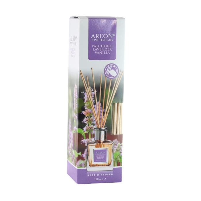 АРЕОН АРОМАТИЗАТОР PATCHOULI, LAVENDER, VANILLA 150 мл / AREON REED DIFFUSER PATCHOULI, LAVENDER, VANILLA