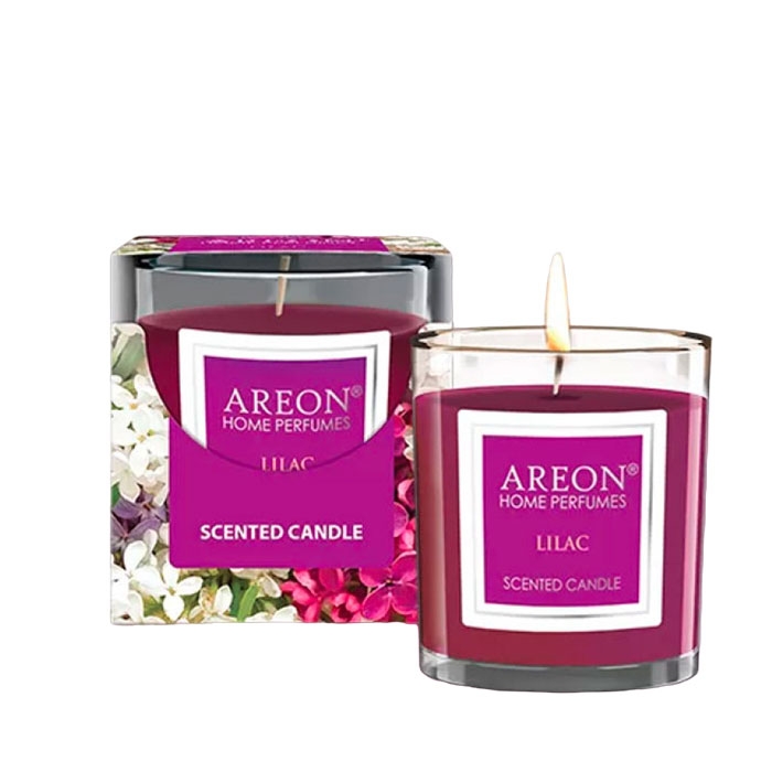 АРЕОН АРОМАТНА СВЕЩ LILAC 120 г / AREON SCENTED CANDLE LILAC