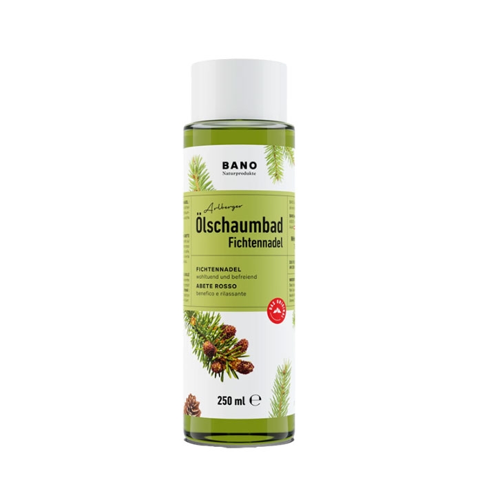 АРЛБЕРГЕР АЛПИЙСКО ДУШ ОЛИО С АРОМАТ НА СМЪРЧОВИ ИГЛИЧКИ 250 мл / BANO HEALTHCARE ALPINE SHOWER OIL WITH SPINE NEEDLES SCENT