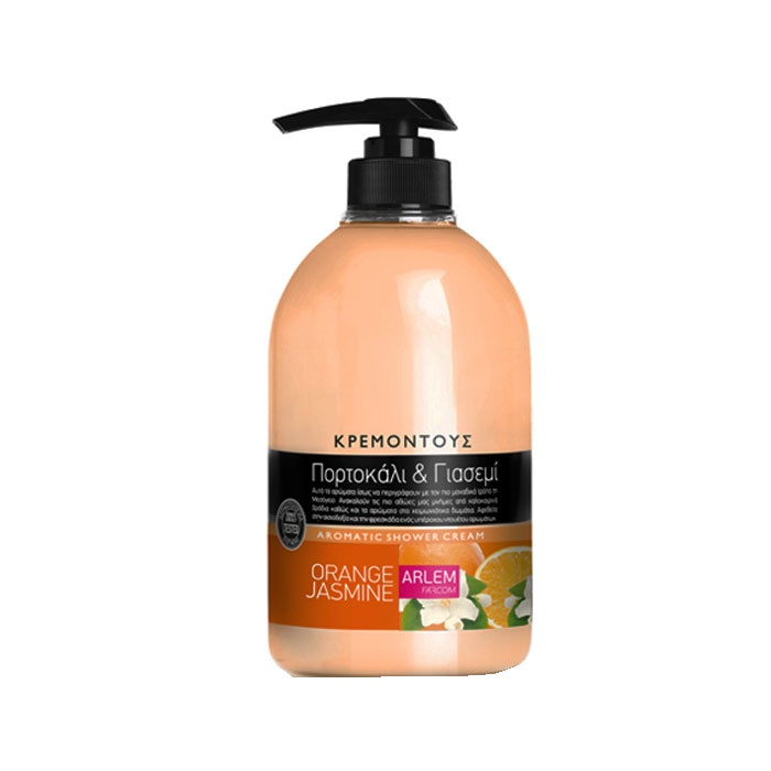 АРЛЕМ ДУШ КРЕМ С ПОРТОКАЛ И ЖАСМИН 1000 мл / ARLEM AROMATIC SHOWER CREAM WITH ORANGE &amp; JASMINE 1 l.