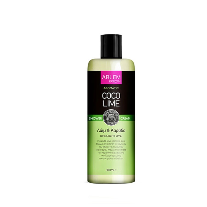АРЛЕМ ДУШ КРЕМ С КОКОС И ЛАЙМ 300 мл. / ARLEM SHOWER CREAM WITH AROMATIC COCO LIME