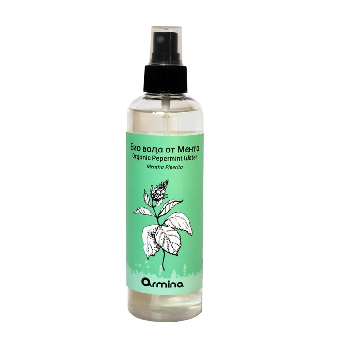 АРМИНА БИО ФЛОРАЛНА ВОДА ОТ МЕНТА спрей 250 мл. / ARMINA ORGANIC PEPPERMINT WATER SPRAY