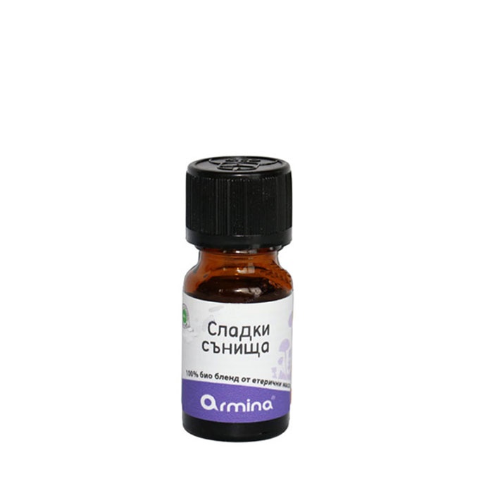 АРМИНА БИО БЛЕНД ЕТЕРИЧНИ МАСЛА СЛАДКИ СЪНИЩА 5 мл. / ARMINA BIO ESSENTIAL OILS BLEND SWEET DREAMS