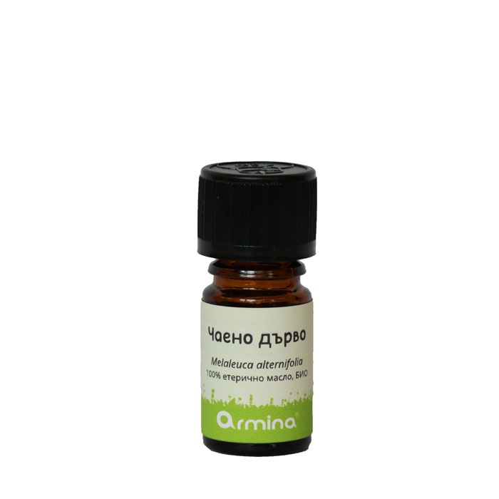 АРМИНА БИО ЕТЕРИЧНО МАСЛО ОТ ЧАЕНО ДЪРВО 5 мл. / ARMINA BIO ESSENTIAL TEA TREE OIL