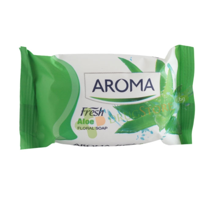 АРОМА ФРЕШ ТОАЛЕТЕН САПУН С АРОМАТ НА АЛОЕ 75 г / AROMA FRESH FLORAL TOILET SOAP WITH ALOE