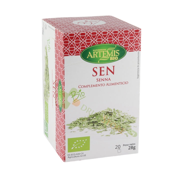 АРТЕМИС БИО ЧАЙ СЕНА филтър 20 броя / ARTEMIS BIO SENNA TEA FILTER BAGS