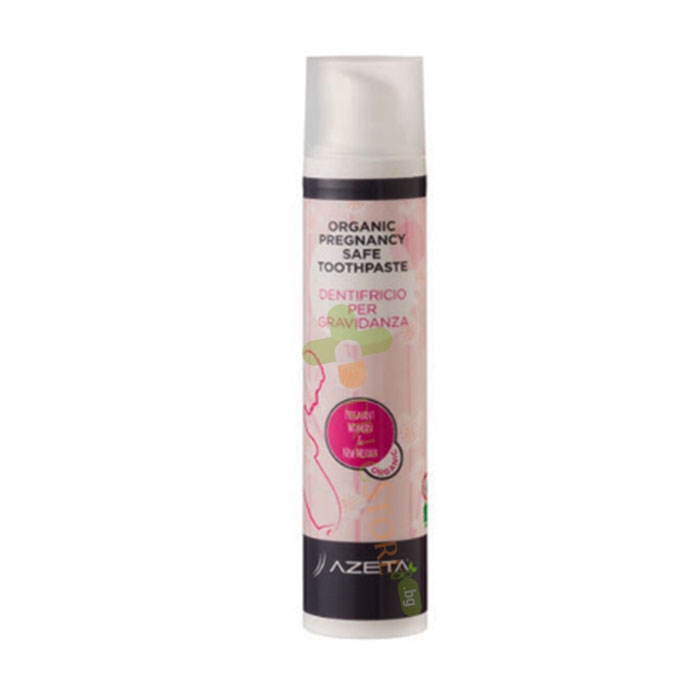 АЦЕТА БИО ОРГАНИЧНА ПАСТА ЗА ЗЪБИ ЗА БРЕМЕННИ ЖЕНИ 50 мл / AZETA BIO ORGANIC PREGNANCY SAFE THOOTPASTE